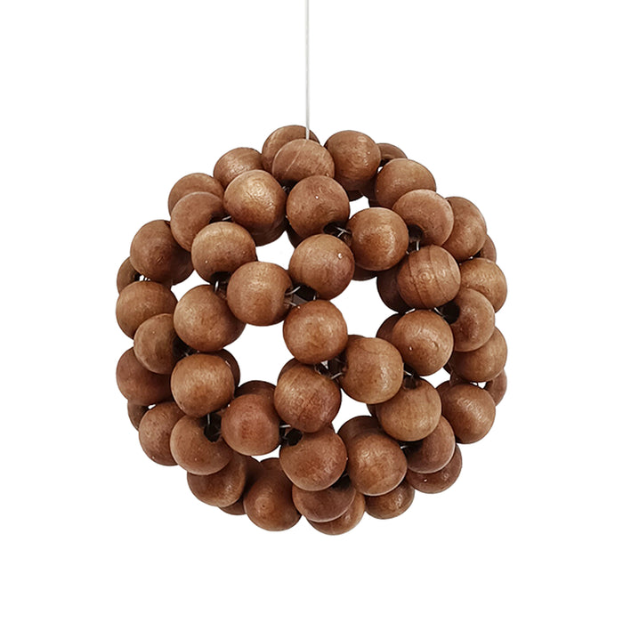 Wooden Beads Ball Ornament