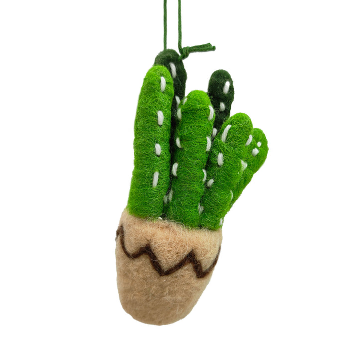 Wool Cactus in a Pot Ornament