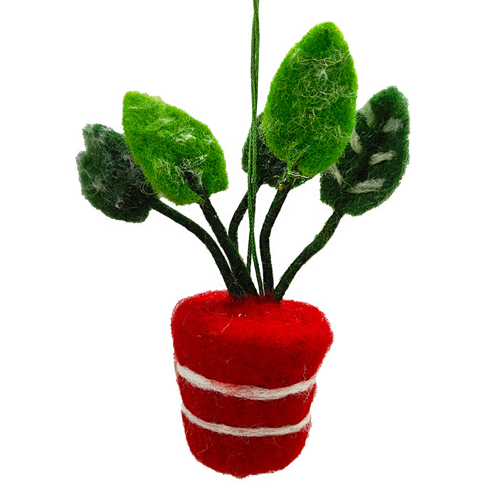 Wool Plant in a Pot Ornament