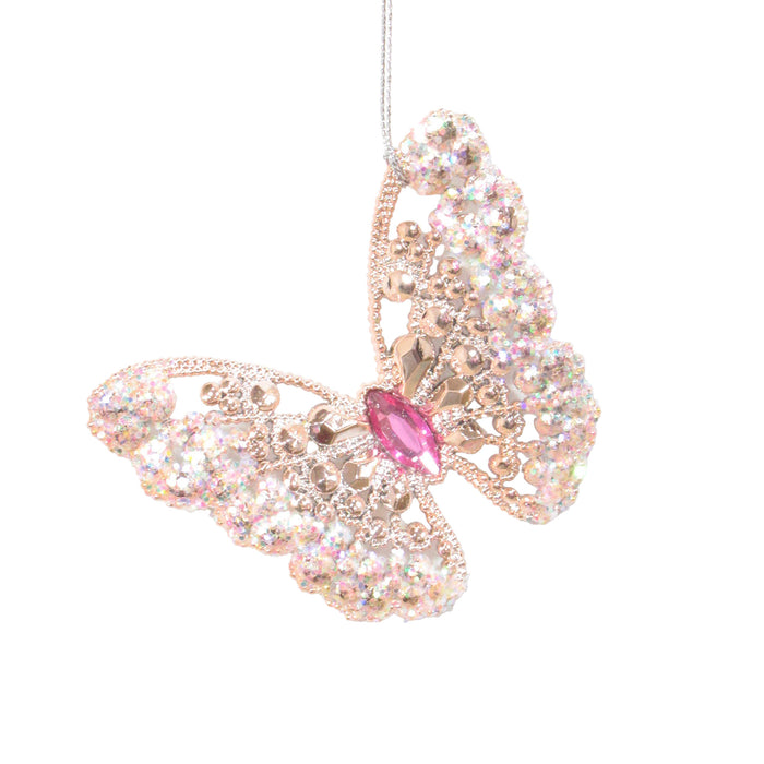 Ornament Rose Gold Butterfly