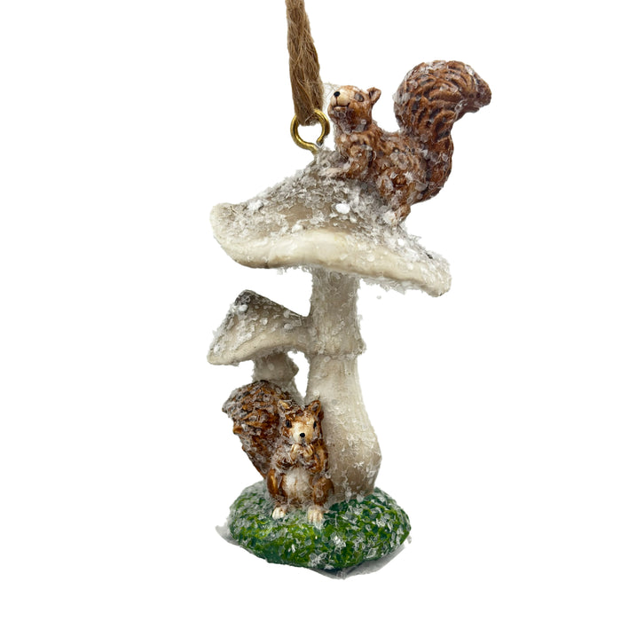 Ornament Mushroom with Squirrel