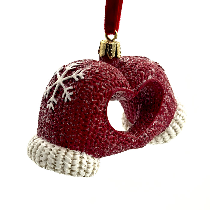 Ornament Heart Mittens