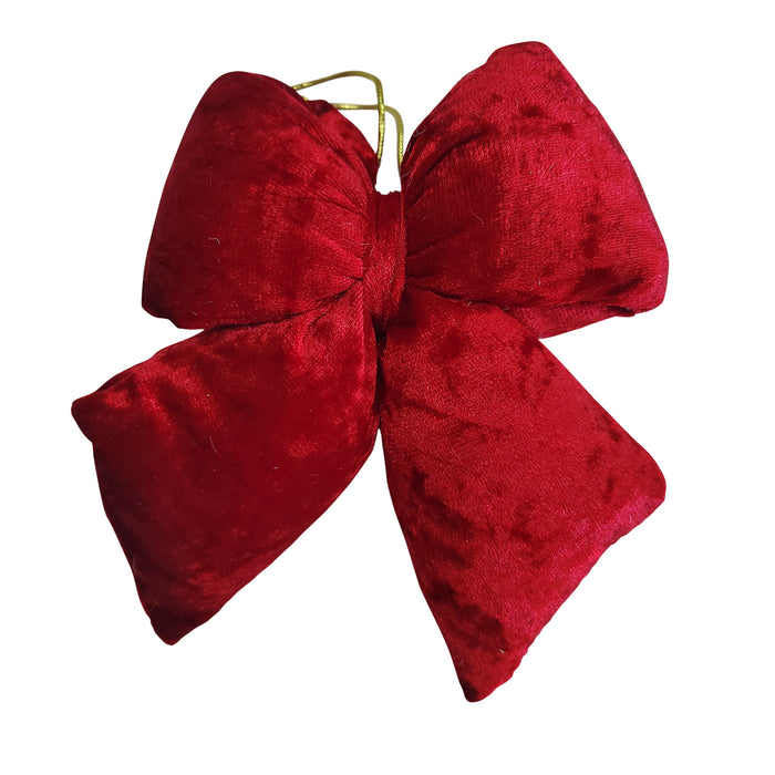 Fabric Bow Velvet Plush