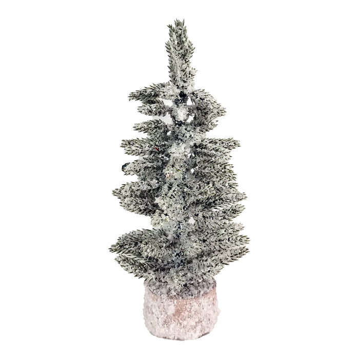 Tree Flocked Snowy Pine