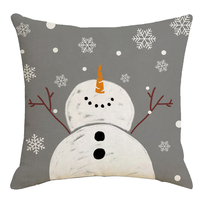 Snowman Decorative Cushion