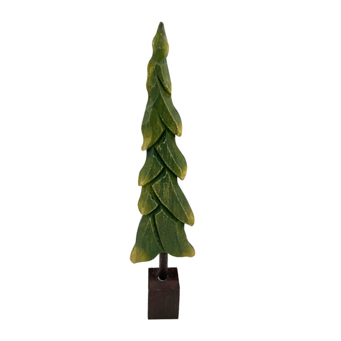 Green Wooden Tall Trees