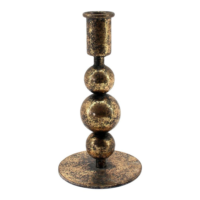 Antique Bronze Taper Candle Holder