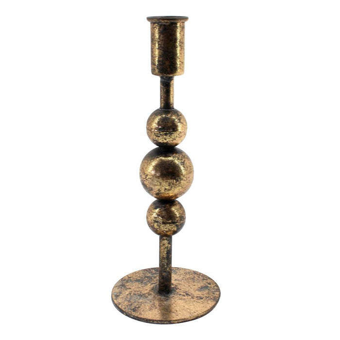 Antique Bronze Taper Candle Holder