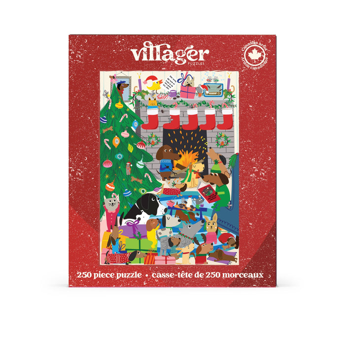 Villager Puzzle Merry Barkmas 250 pc