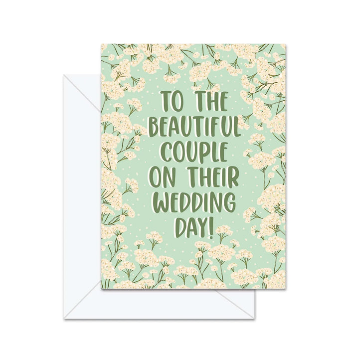 Beautiful Couple Wedding Day Card