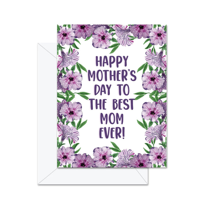 Best Mom Happy Mother's Day Card