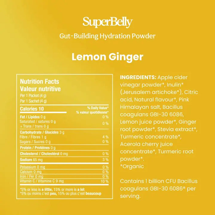 Blume SuperBelly Drink Lemon Ginger