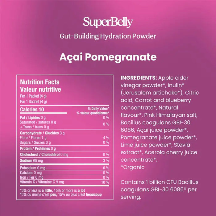 Blume SuperBelly Drink Acai Pomegranate