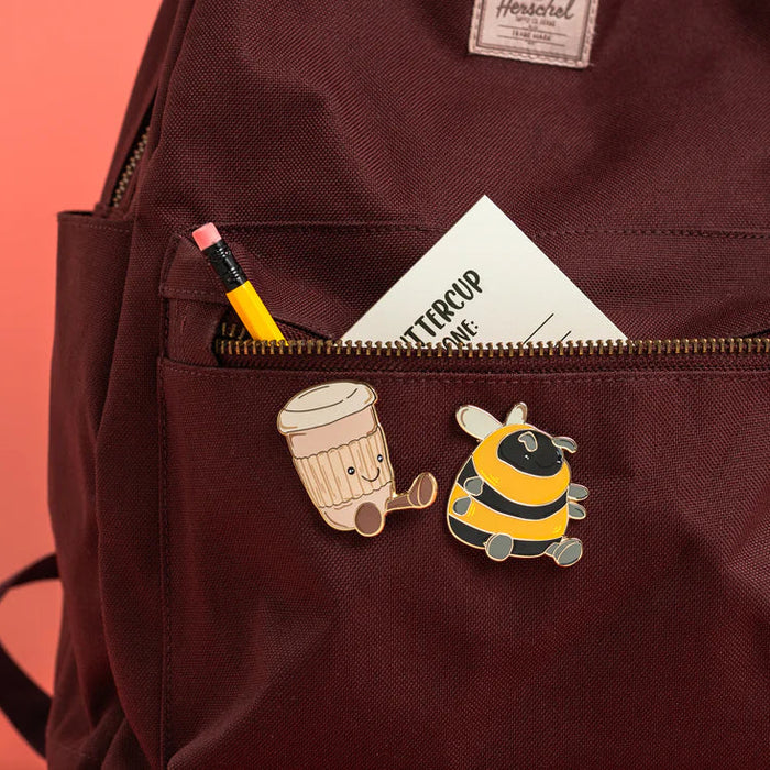 Cute Coffee Enamel Pin