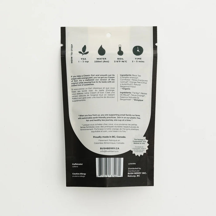 Organic Creamy Earl Grey Tea Loose Leaf