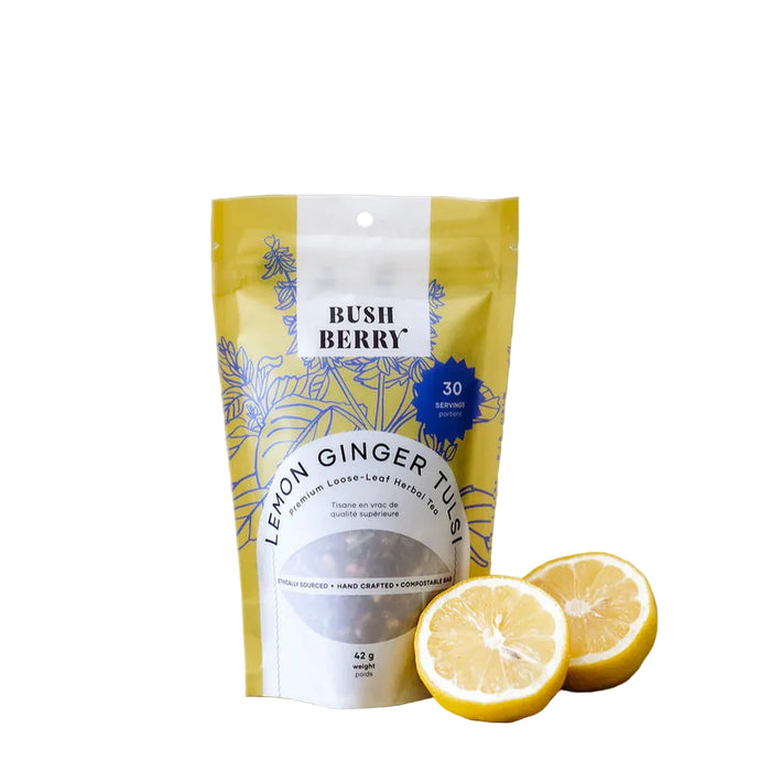 Organic Lemon Ginger Tulsi Loose Leaf