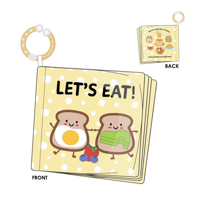 Interactive Fabric Book - Let's Eat