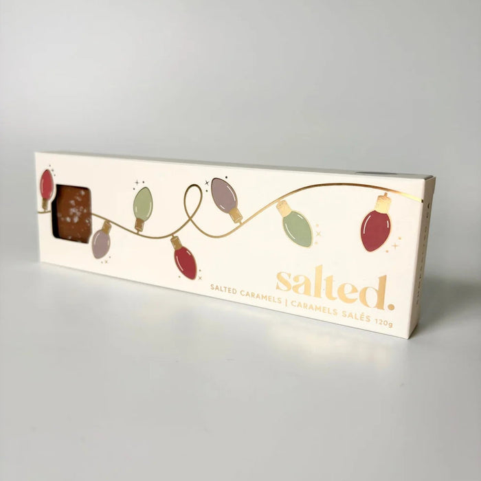 Salted Caramels Lighted 4 pc Box