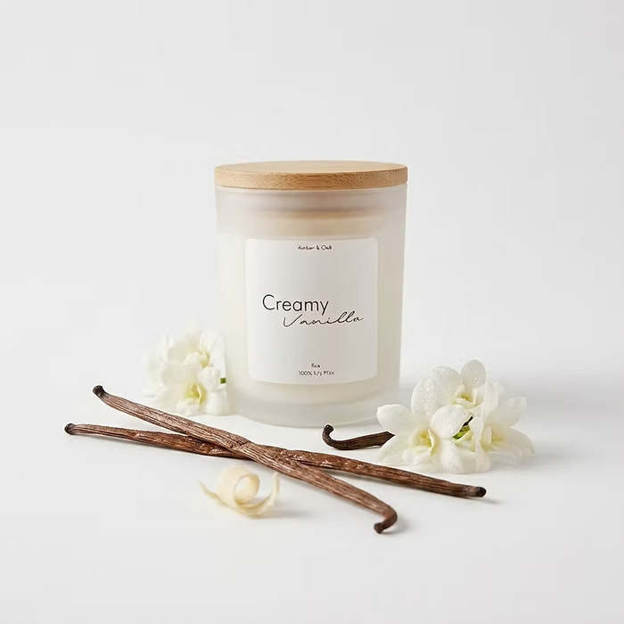 Creamy Vanilla Soy Wax Candle