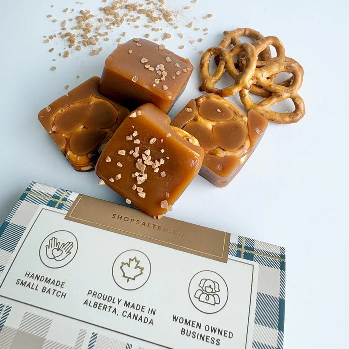 Salted Caramels Crisp & Cozy Apple Pretzel
