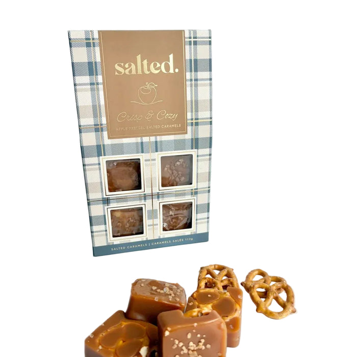 Salted Caramels Crisp & Cozy Apple Pretzel