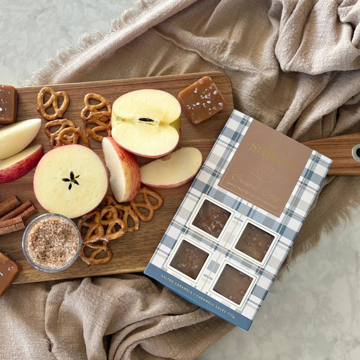 Salted Caramels Crisp & Cozy Apple Pretzel