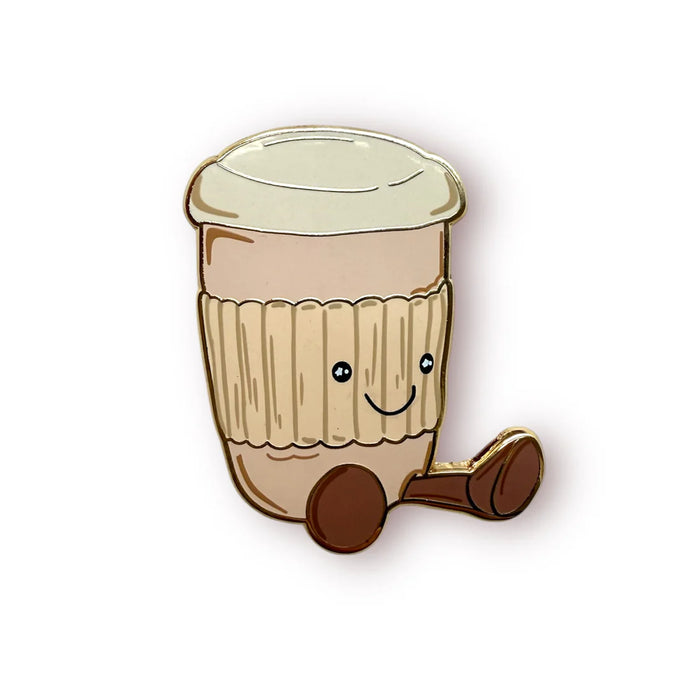 Cute Coffee Enamel Pin