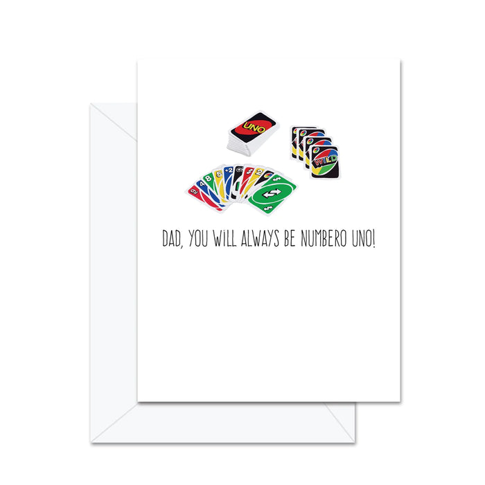 Dad Numbero Uno Card