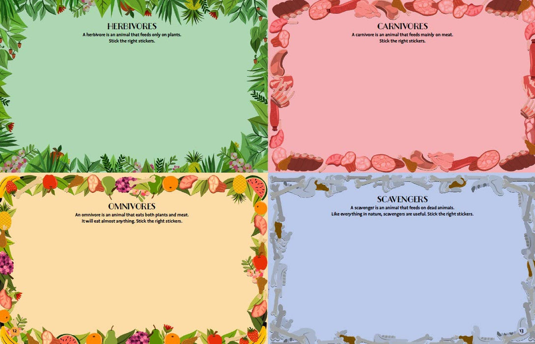 Deluxe Sticker Book: The World of Animals