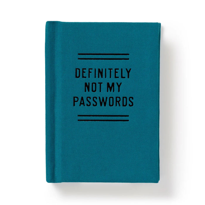 Definitely Not My Passwords Journal