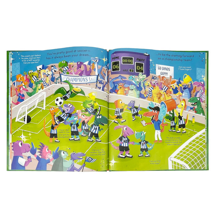 Dinosaur Stomp & Find I Spy Book