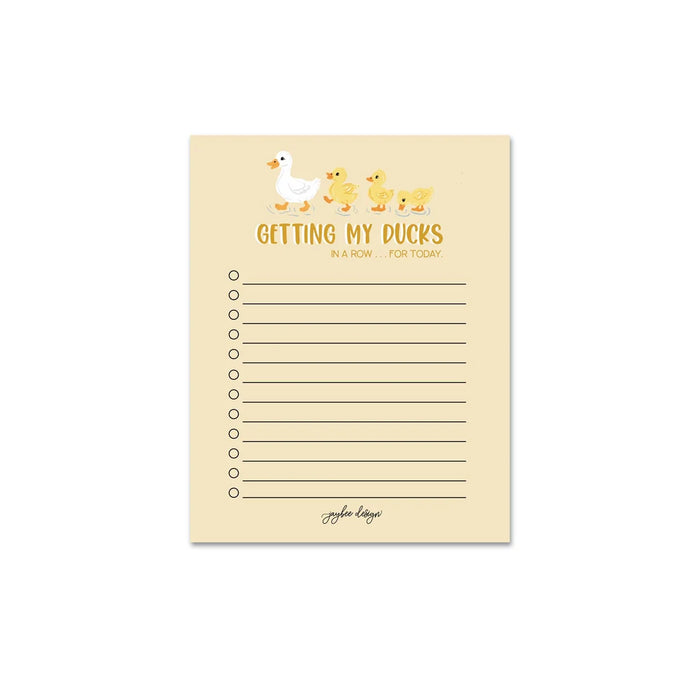 Ducks in a Row Notepad