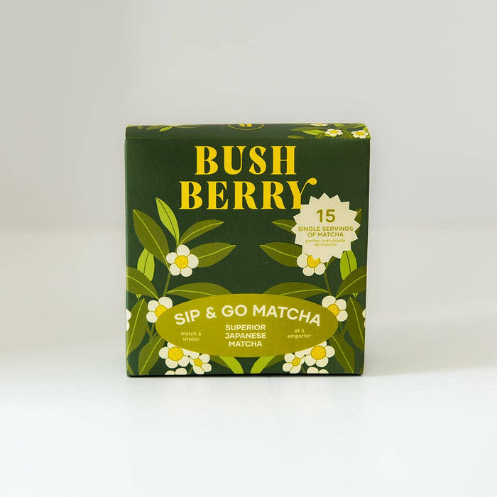 Organic Sip & Go Matcha - 15 Single Serving pouches