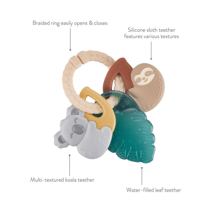 Tropical Itzy Keys Texture Ring With Teether + Rattle