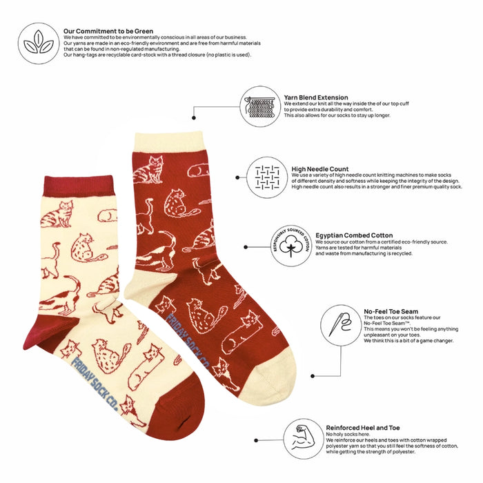 Women's Socks This Did Good Cats