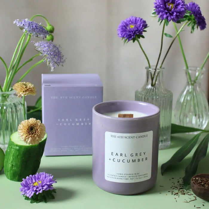 Fall Collection Candles Earl Grey Cucumber