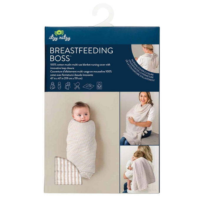 *New Option* Breastfeeding Boss™: Chai Stripes