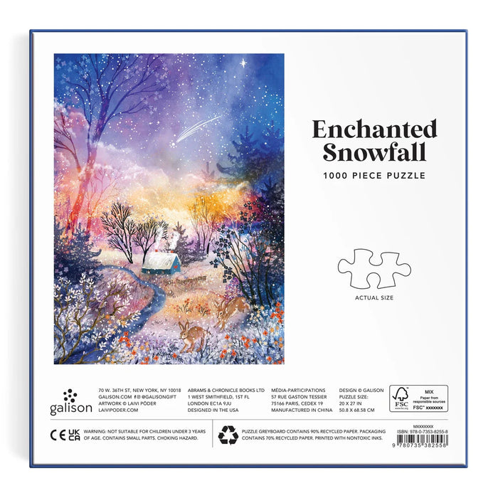 Enchanted Snowfall 1000pc Puzzle