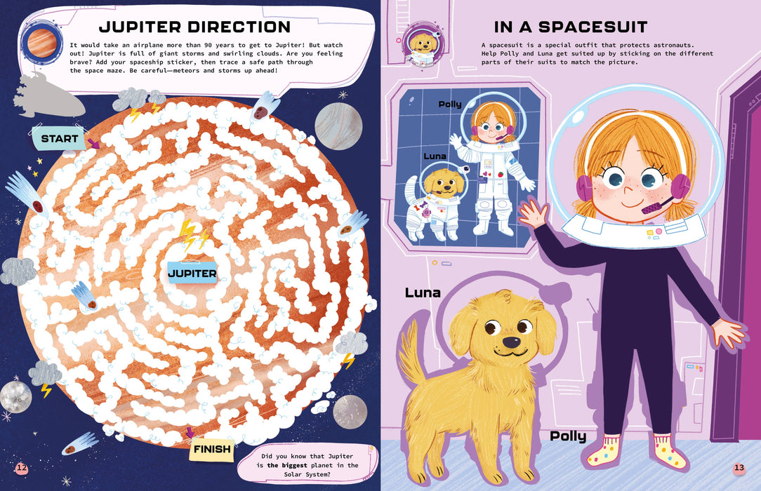 Deluxe Sticker Book: Space