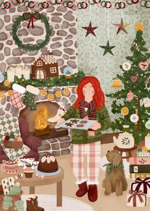 Villager Puzzle Cottage Christmas 1000 pc