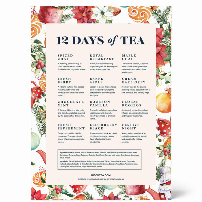 12 Days of Tea - Holiday Tea Advent Calendar