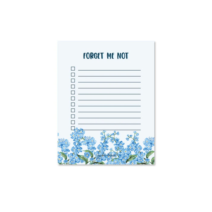 Forget Me Not Notepad