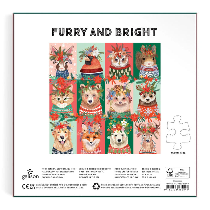 Furry and Bright 500pc Puzzle