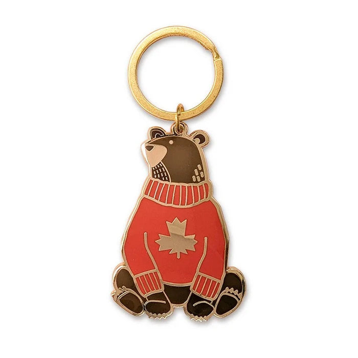 Keychain Grizzly Bear
