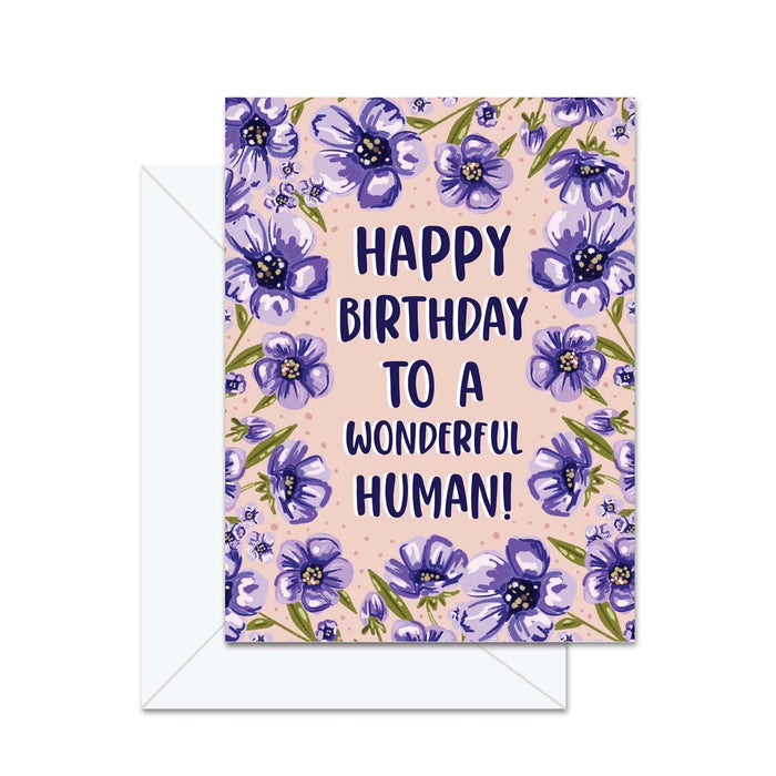 Wonderful Human Birthday Card