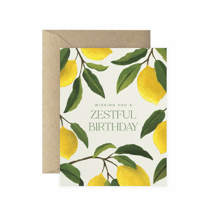 Card Zestful Birthday