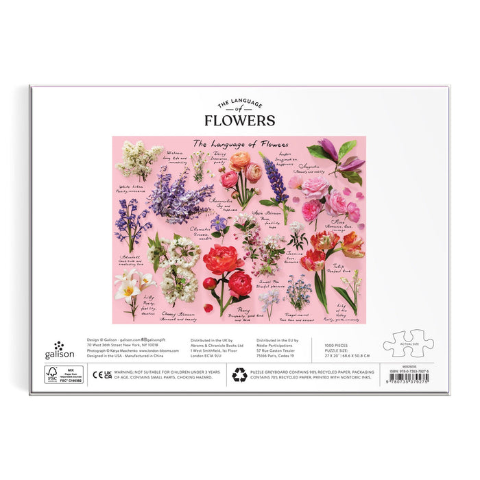 Language of Flowers 1000 Pc Puzzle