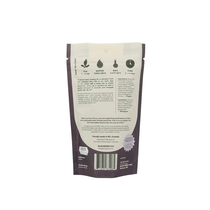 Organic Lavender Earl Grey Tea Loose Leaf
