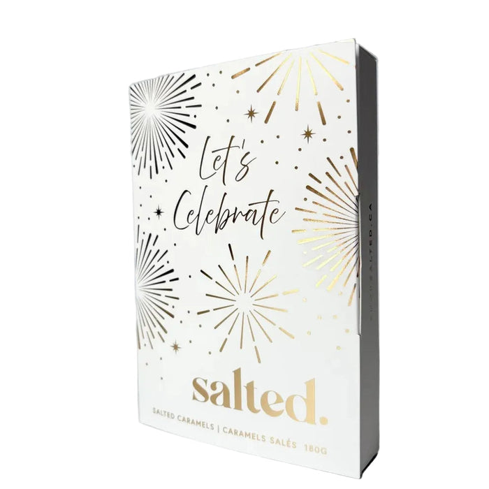 Salted Caramels Let's Celebrate 6 pc Box