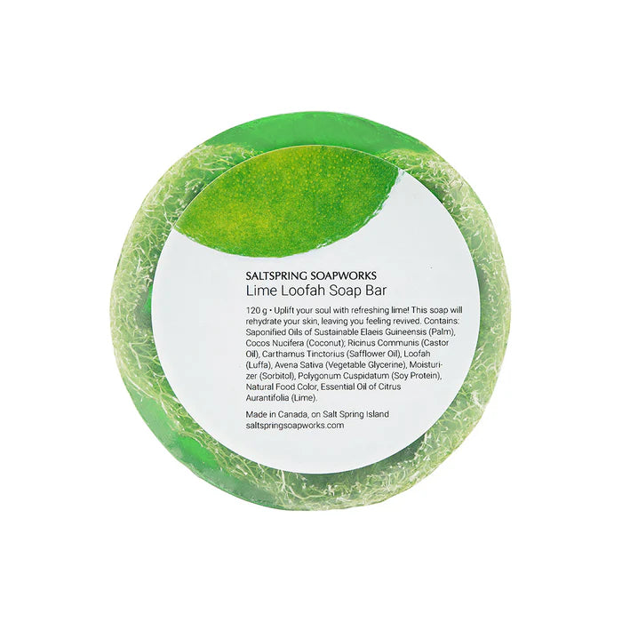 Loofah Soap Bar Lime